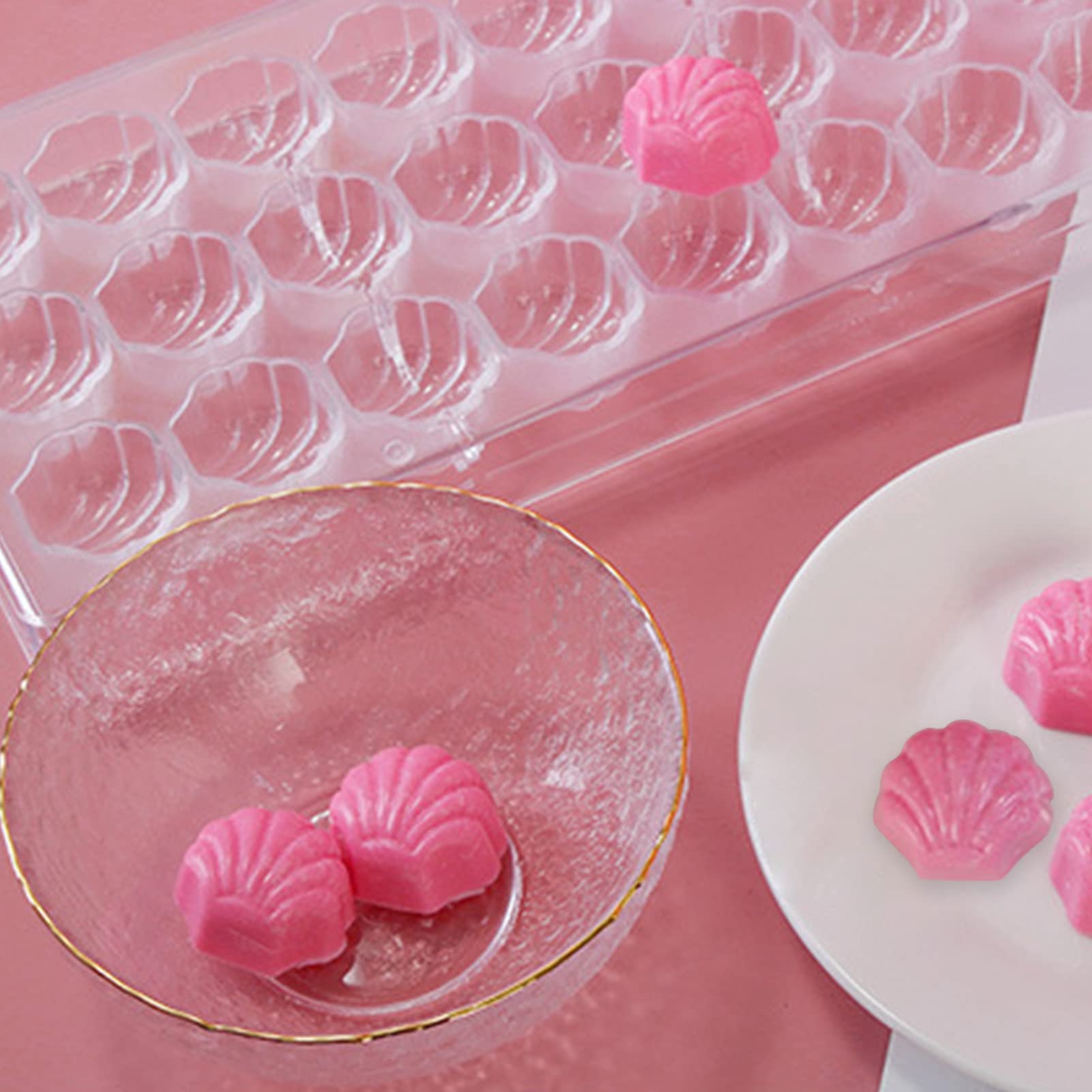 Amazon.co.jp: チョコレート型 シェル チョコレートモールド ゼリー 飴